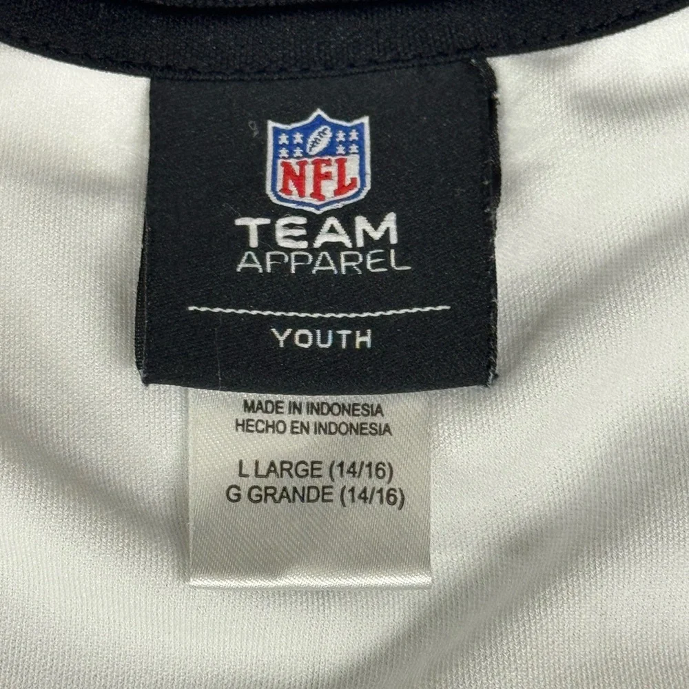 NFL Apparel Pittsburgh Steelers NFL Football Embroidered Jersey Shirt Youth LG